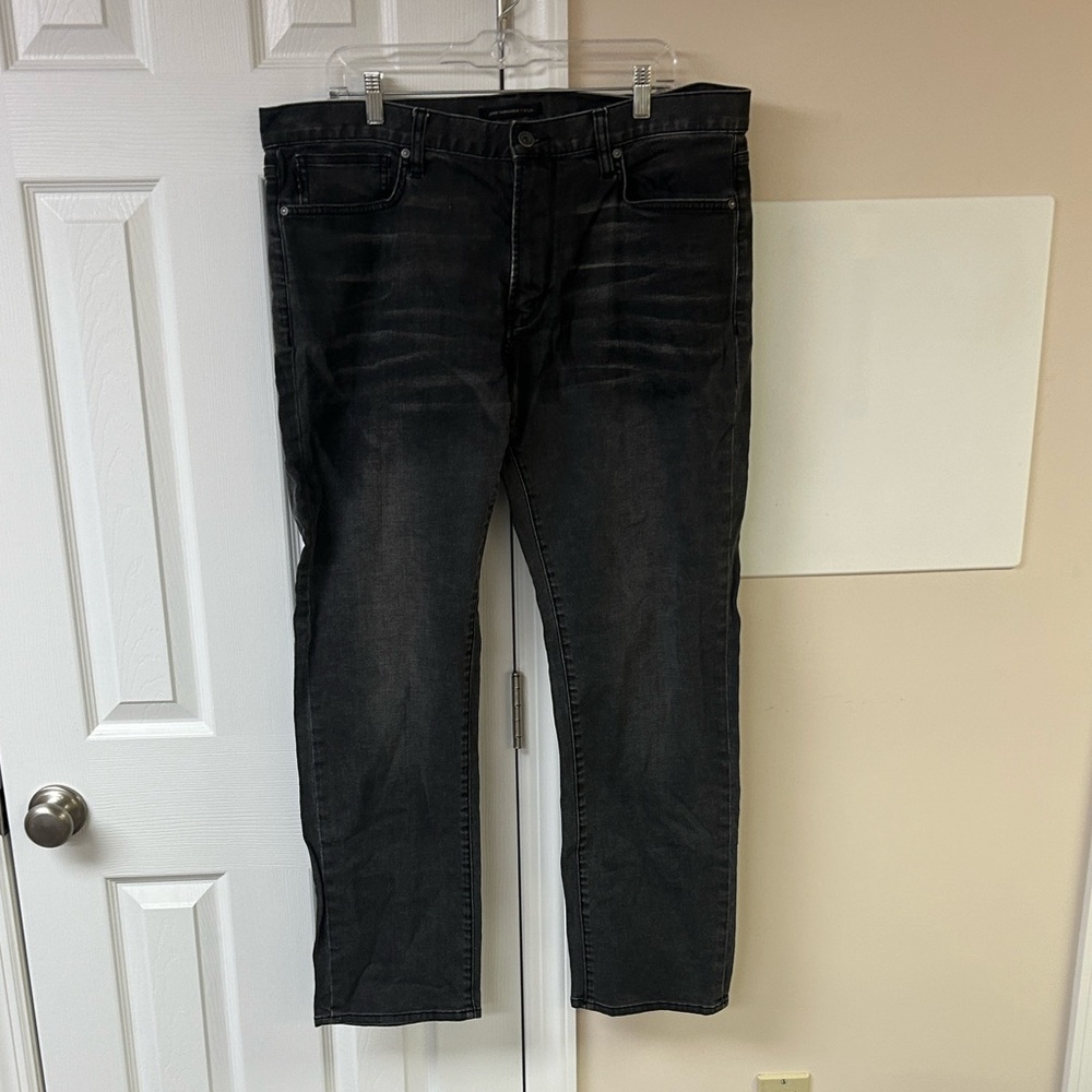 John Varvatos USA Classic Black Straight Jeans